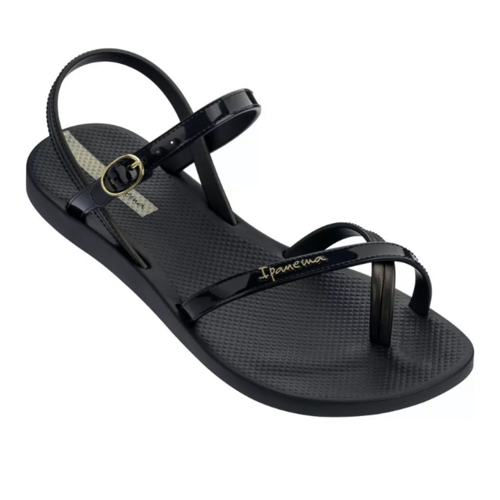 NIB Ipanema Black Sandals Size 6